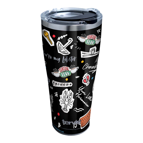 slide 1 of 1, Tervis Friends Collage Stainless Tumbler, 30 oz