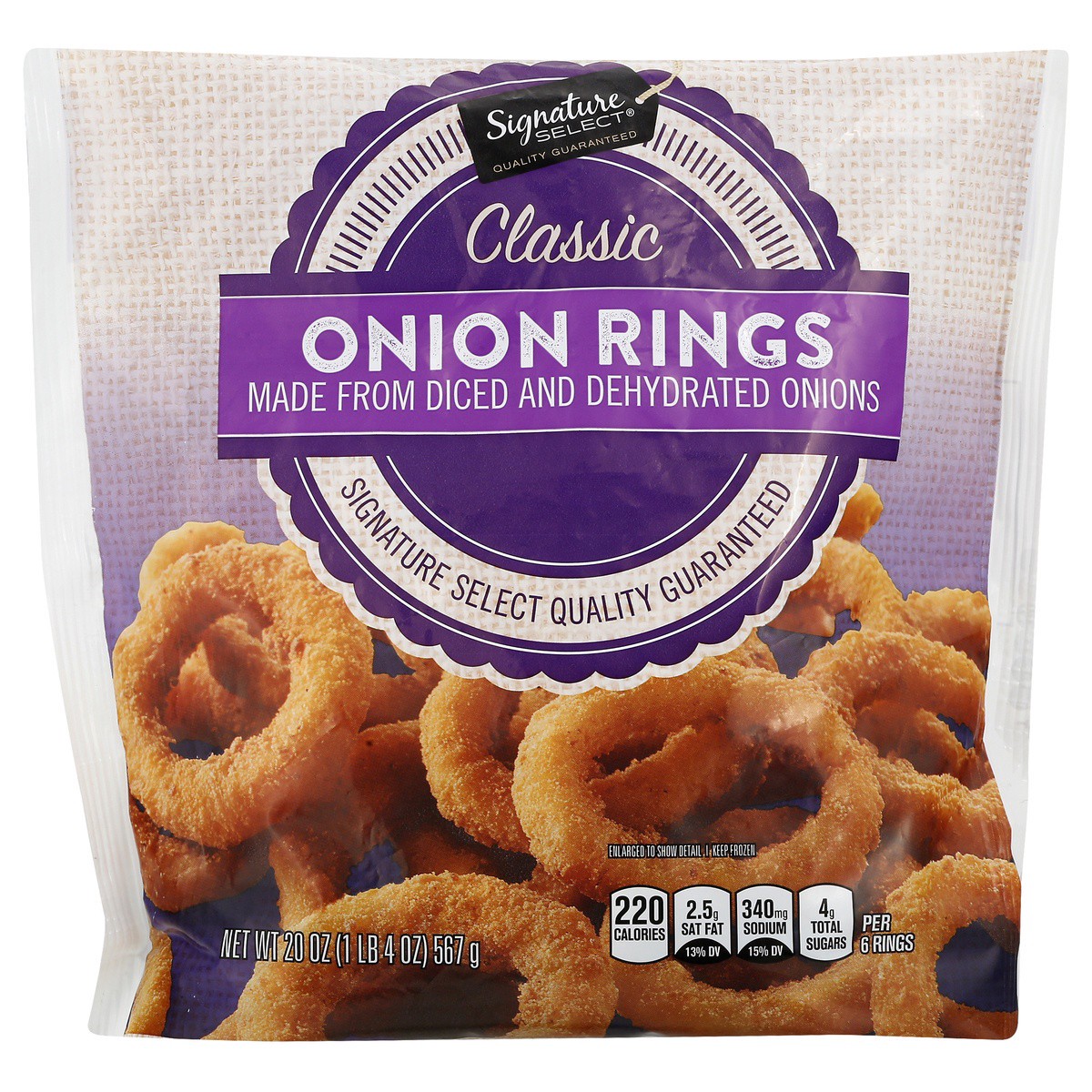 slide 1 of 7, Signature Select Onion Rings 20 oz, 20 oz