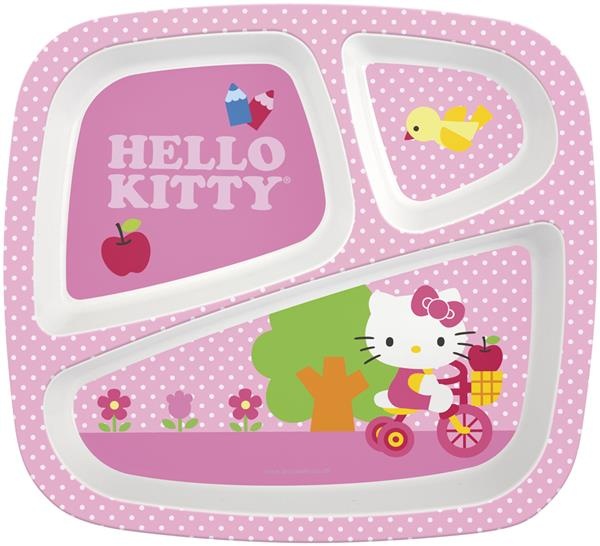 slide 1 of 1, Zak! Designs Zak! Bpa Free Hello Kitty Meal Tray, 1 ct