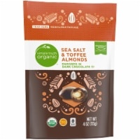 slide 1 of 1, Simple Truth Organic Sea Salt Toffee Almonds, 4 oz