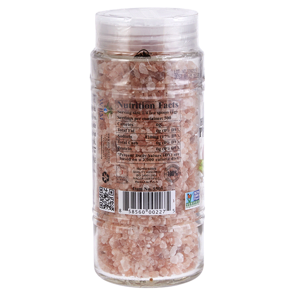 slide 4 of 5, Himalayan Chef Pink Coarse Salt Mason Jar, 17.5 oz