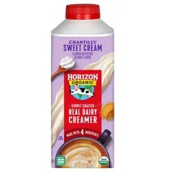 Horizon Organic Real Dairy Chantilly Sweet Cream Coffee Creamer, 24 fl oz
