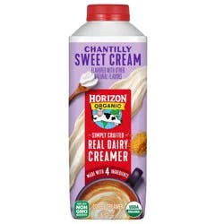 Horizon Organic Real Dairy Chantilly Sweet Cream Coffee Creamer, 24 fl oz