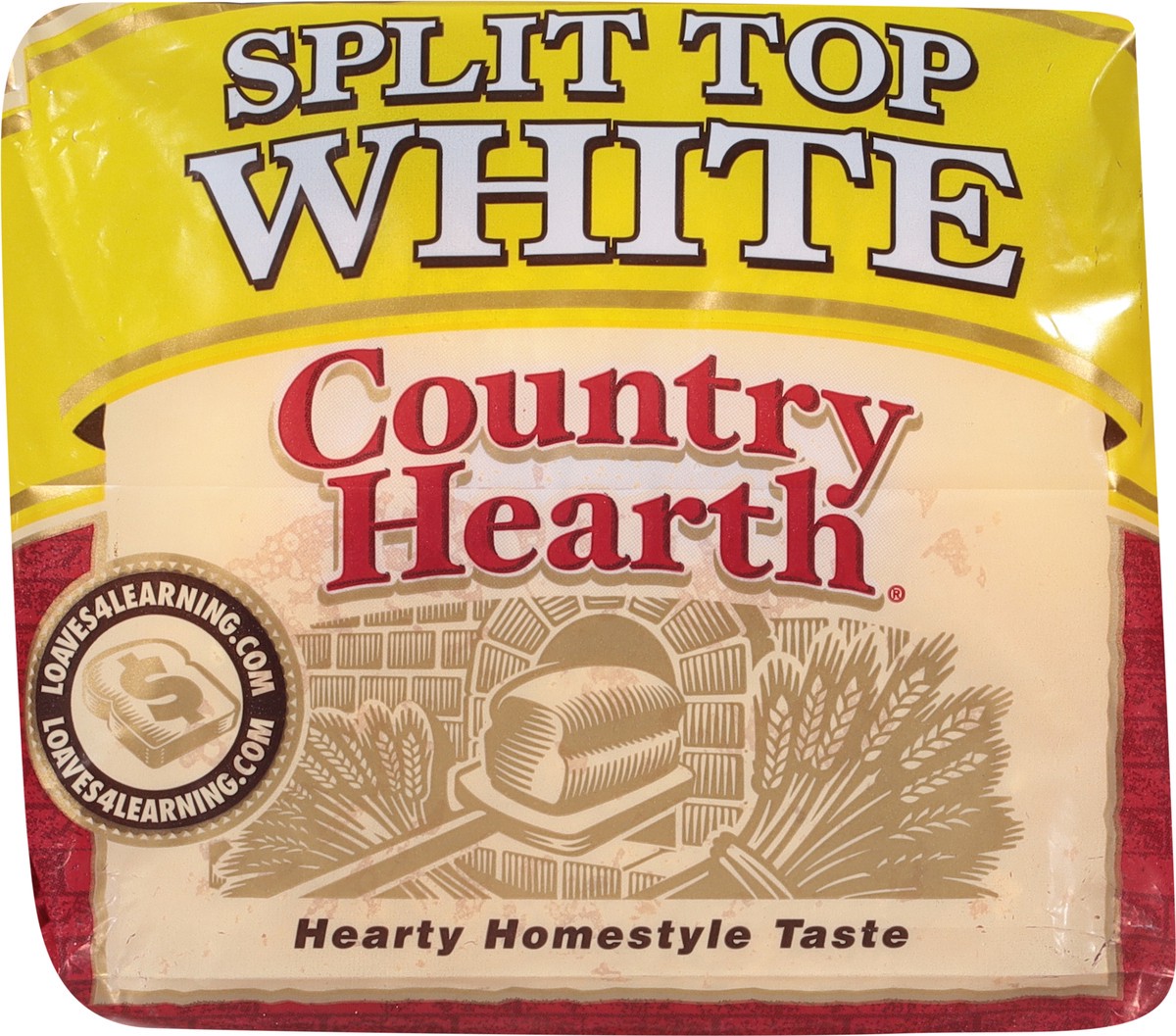 slide 7 of 9, Country Hearth Split Top White Bread 24 oz, 24 oz