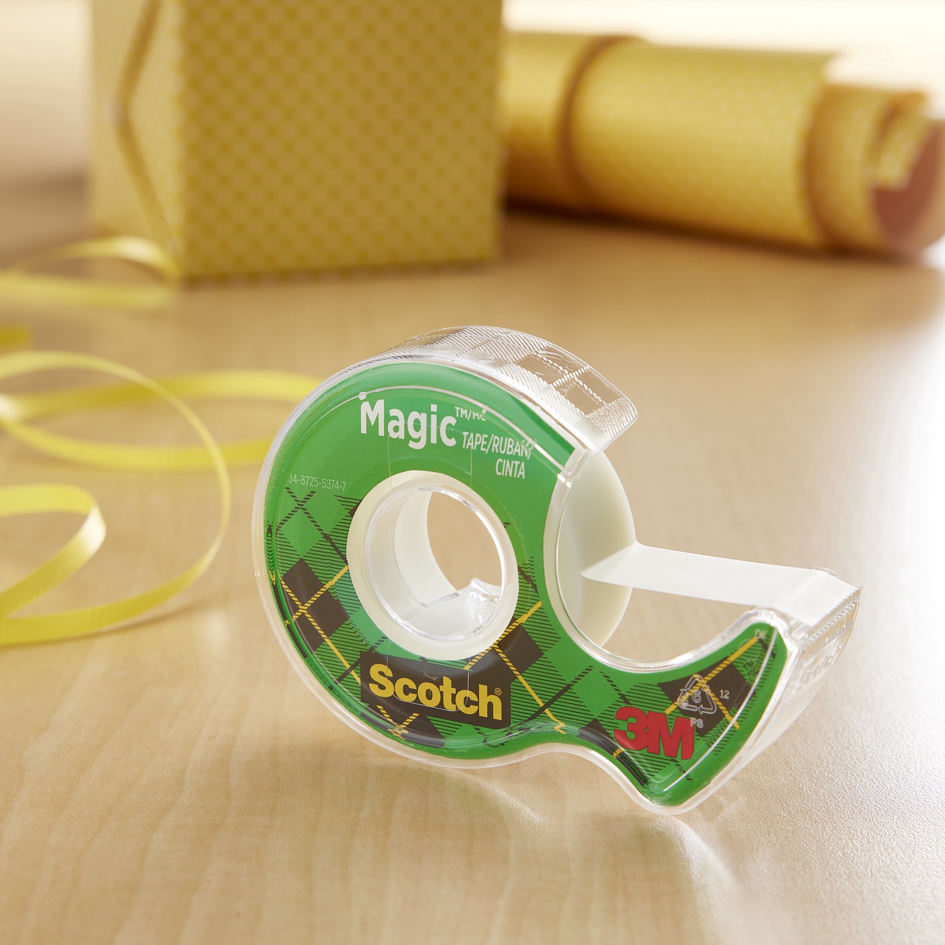 slide 3 of 3, Scotch Magic Tape, 3-Pack, 3/4 in x 300 in