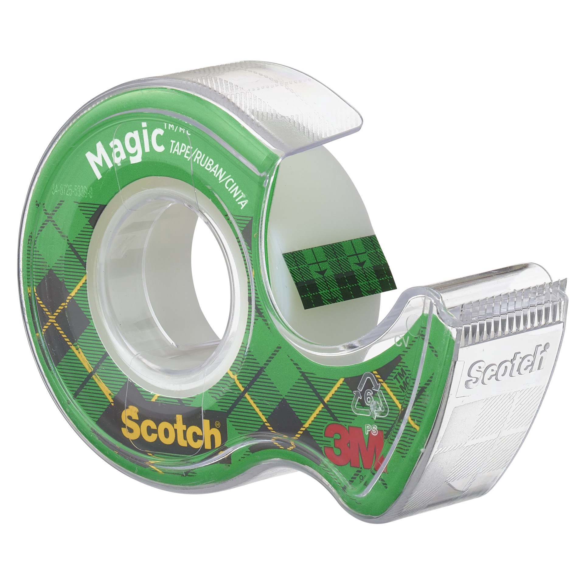 slide 2 of 3, Scotch Magic Tape, 3-Pack, 3/4 in x 300 in
