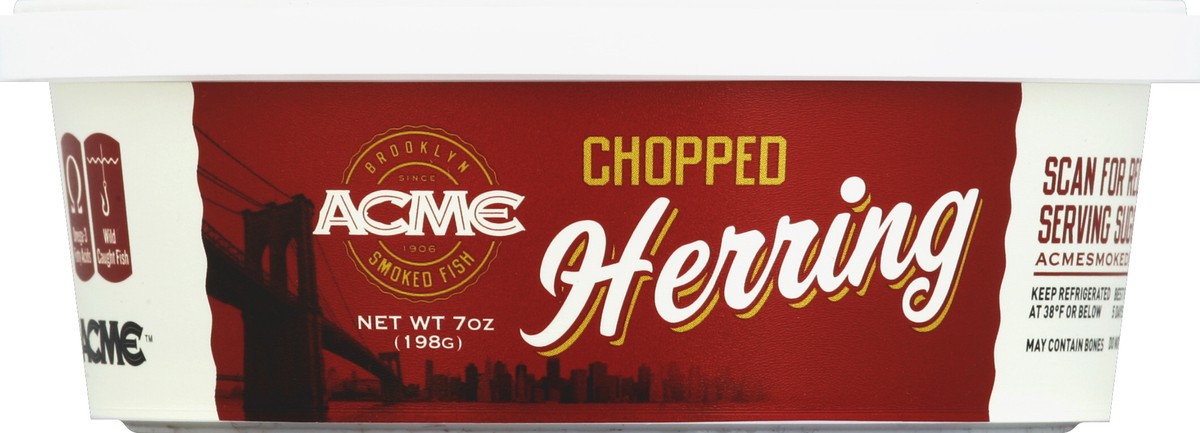 slide 3 of 3, Acme Herring Smoked Chopped - 3 Oz, 3 oz