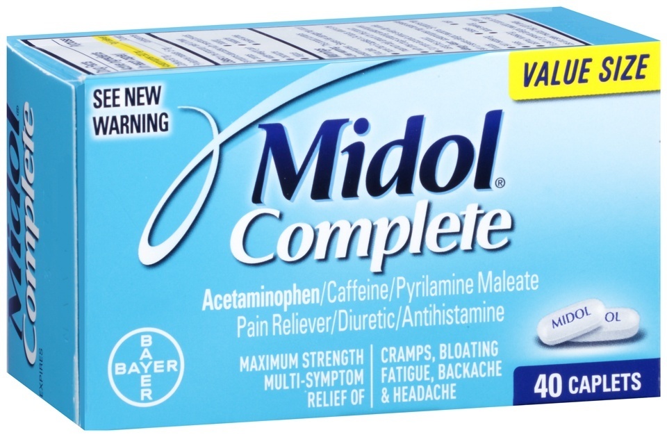 slide 1 of 1, Midol Convenience Valet Complete Caplets, 40 ct