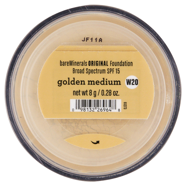 slide 8 of 9, bareMinerals Golden Medium Original Foundation SPF 15, 0.28 oz