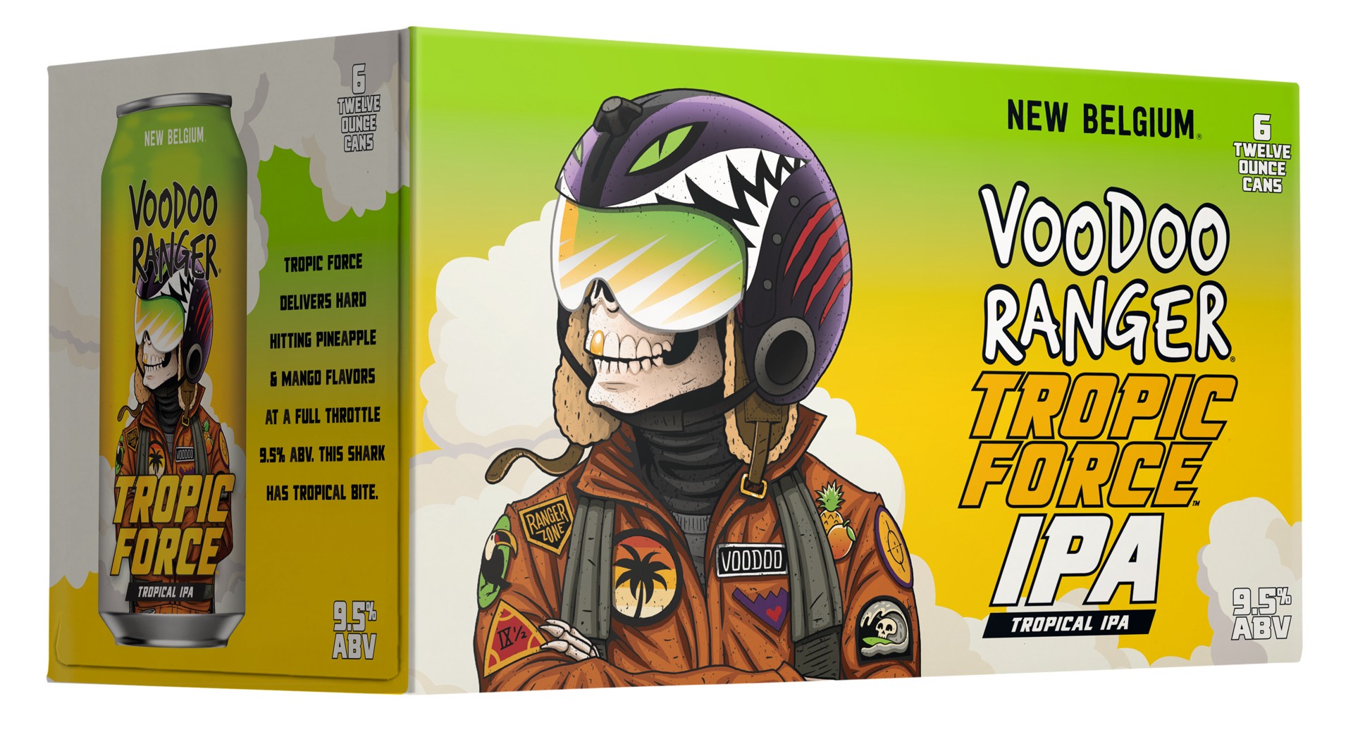 slide 2 of 4, Voodoo Ranger Tropic Force IPA Beer, 6 Pack, 12 fl oz Cans, 6 ct; 12 oz