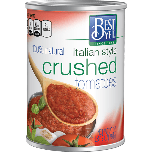 slide 1 of 1, Best Yet Crushed Tomato Ital, 28 oz