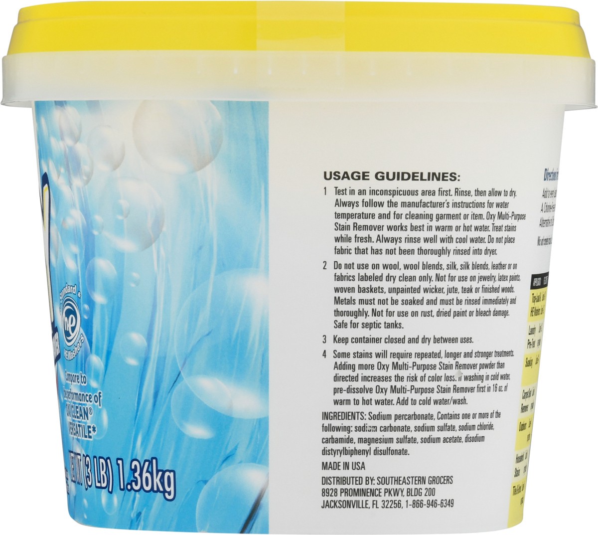 slide 9 of 13, SE Grocers Oxygen Cleaner Powder, 3 lb