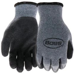 Boss Latex Coated String Knit Gloves - Small