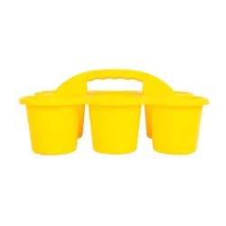 Office Works 6 Cup Caddy - Yellow, 1 ct
