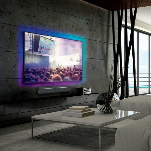 slide 6 of 6, Monstermulti-Color Sound Reactiveled Light Strip 2M, 1 ct