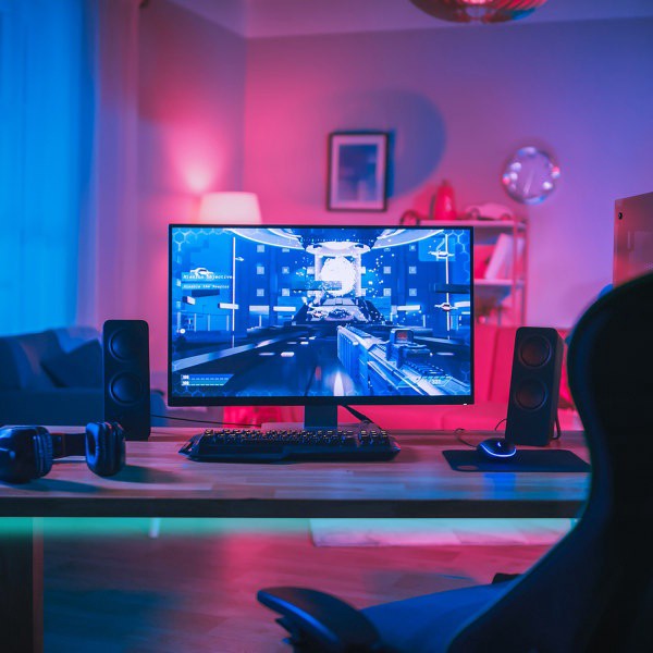 slide 5 of 6, Monstermulti-Color Sound Reactiveled Light Strip 2M, 1 ct