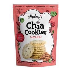 Audrey's Audrey Cookie Chia Almond - 4 oz