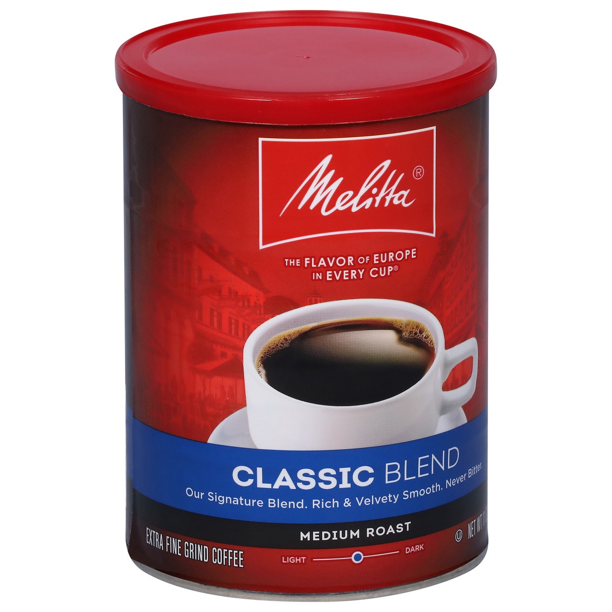 slide 2 of 9, Melitta Coffee, Extra Fine Grind, Medium Roast, Classic Blend, 11 oz