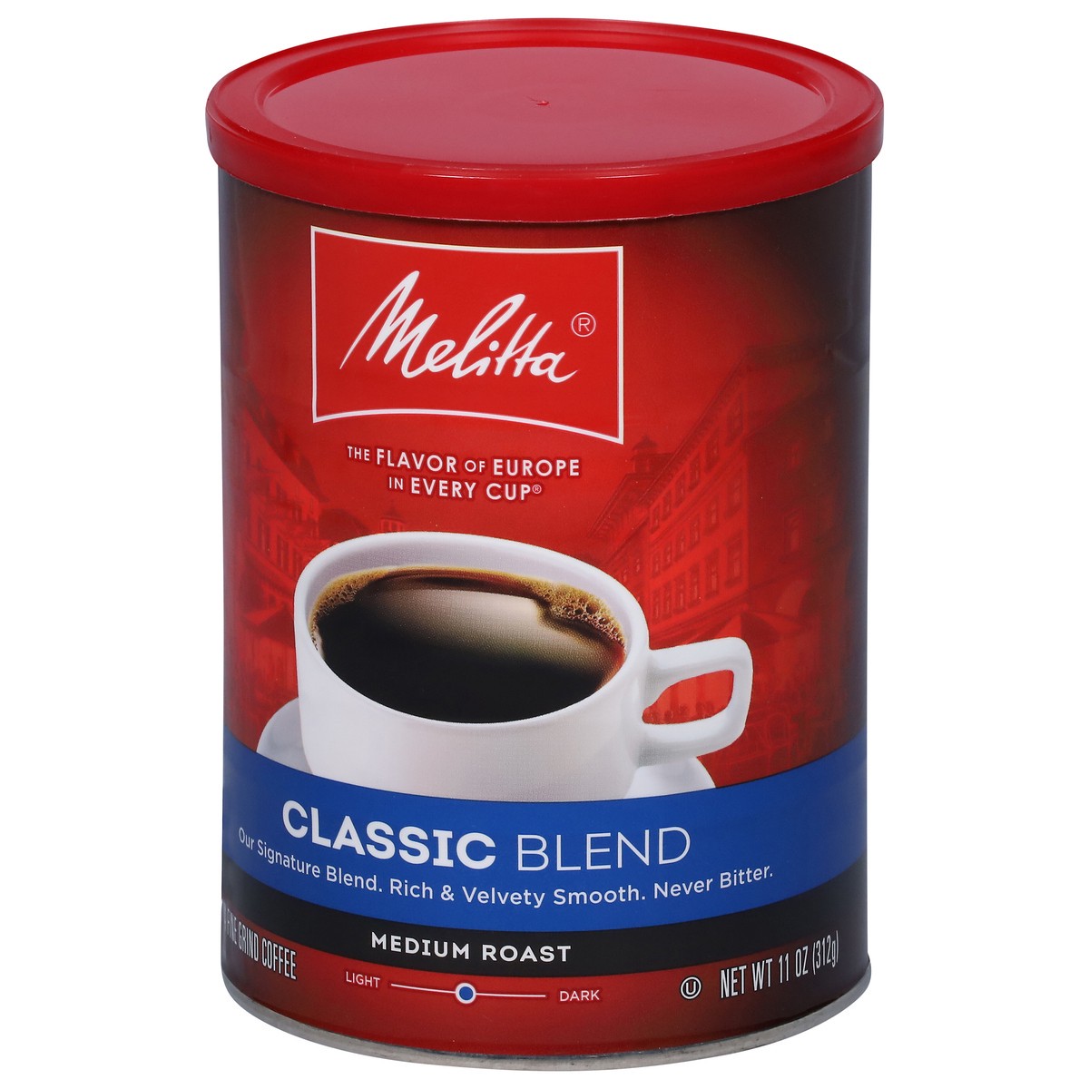 slide 3 of 9, Melitta Coffee, Extra Fine Grind, Medium Roast, Classic Blend, 11 oz