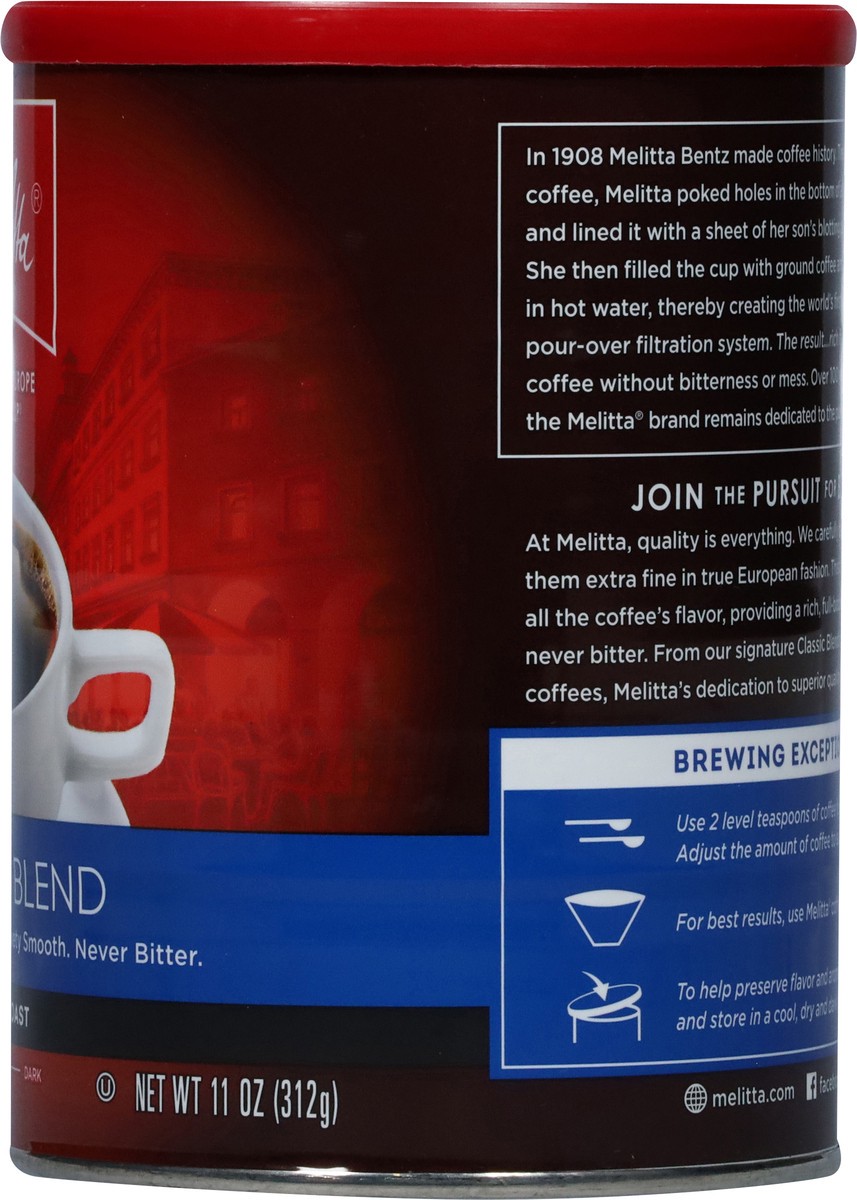 slide 8 of 9, Melitta Coffee, Extra Fine Grind, Medium Roast, Classic Blend, 11 oz