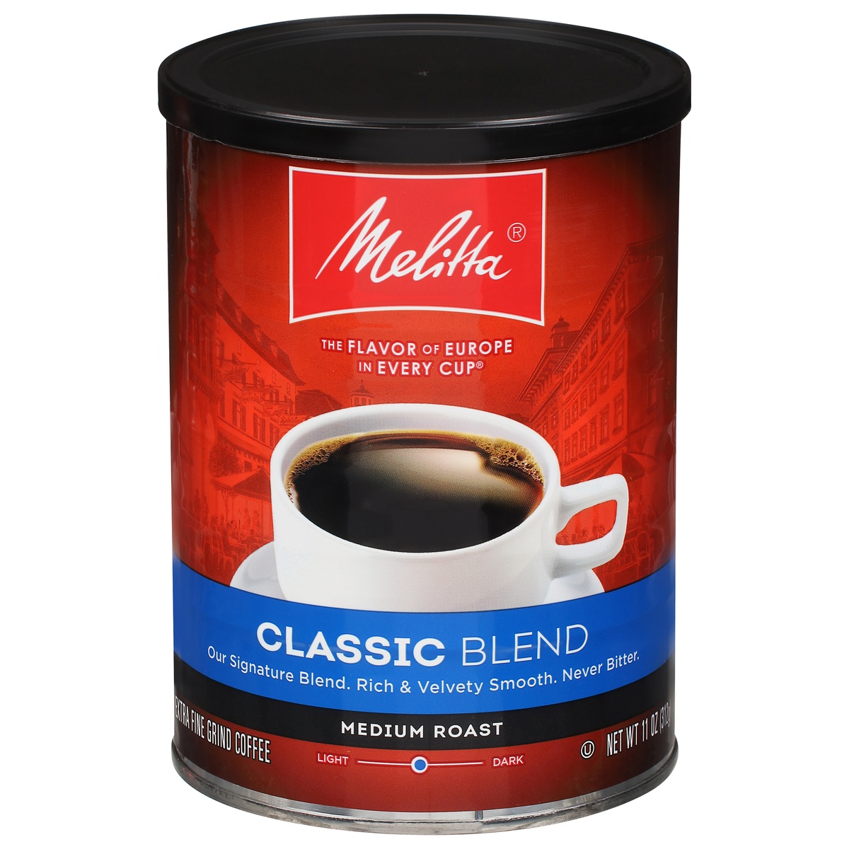 slide 8 of 8, Melitta Medium Roast Coffee Classic Blend, 11 oz