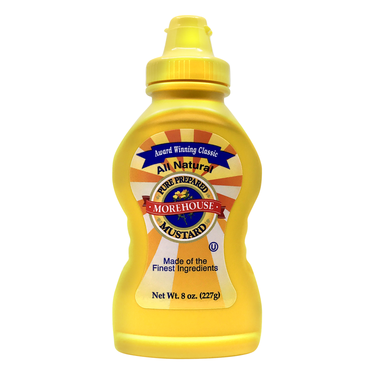 slide 1 of 1, Morehouse Squeeze Mustard, 8 oz