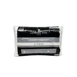 London Fog Grand Comfort Pillow, 2pk, Std/Qn