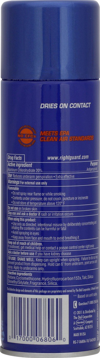 slide 4 of 5, Right Guard Antiperspirant & Deodorant, 6 oz