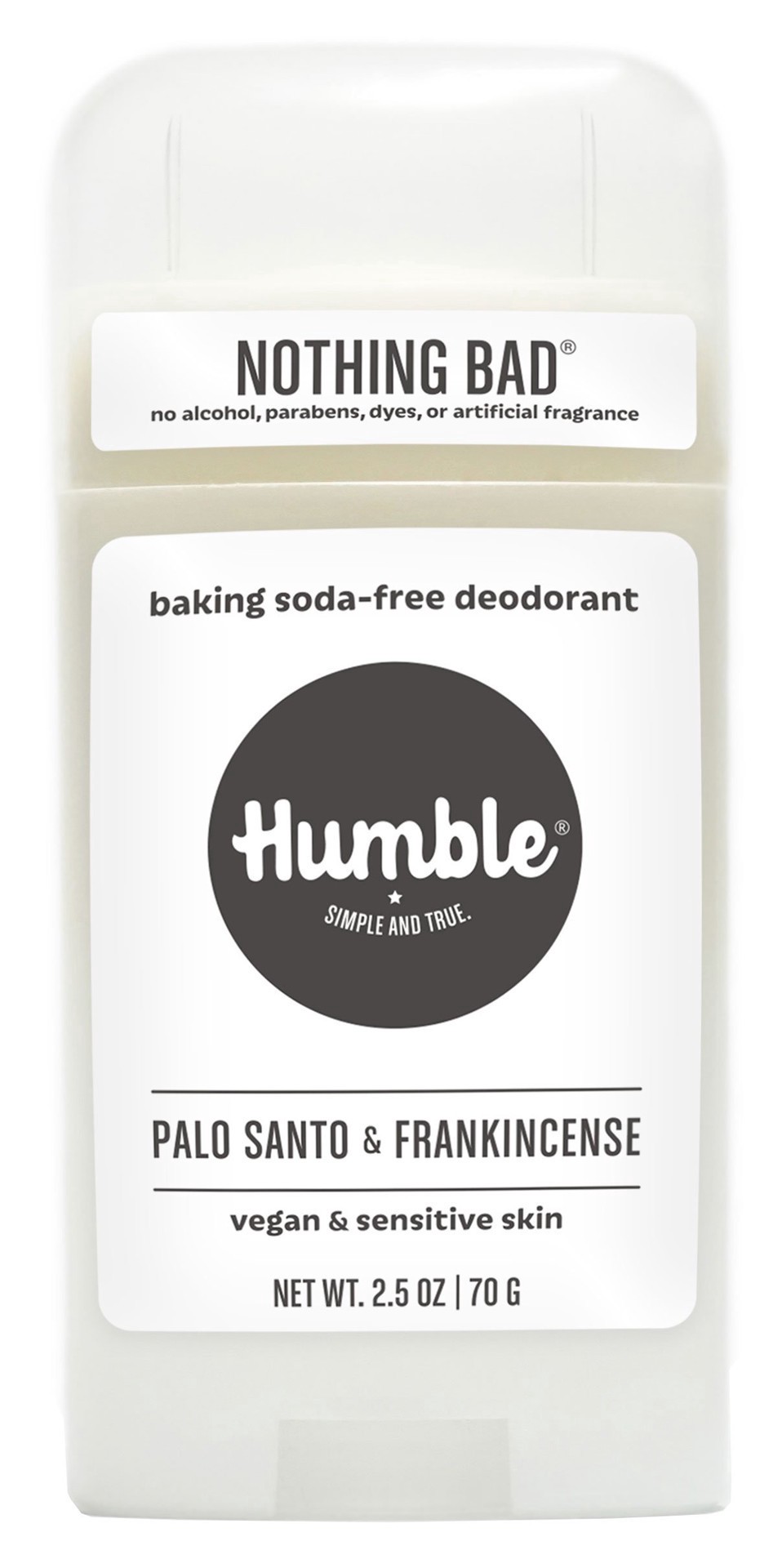 slide 1 of 1, Humble Vegan & Sensitive Palo Santo & Frankincense Deodorant, 2.5 oz