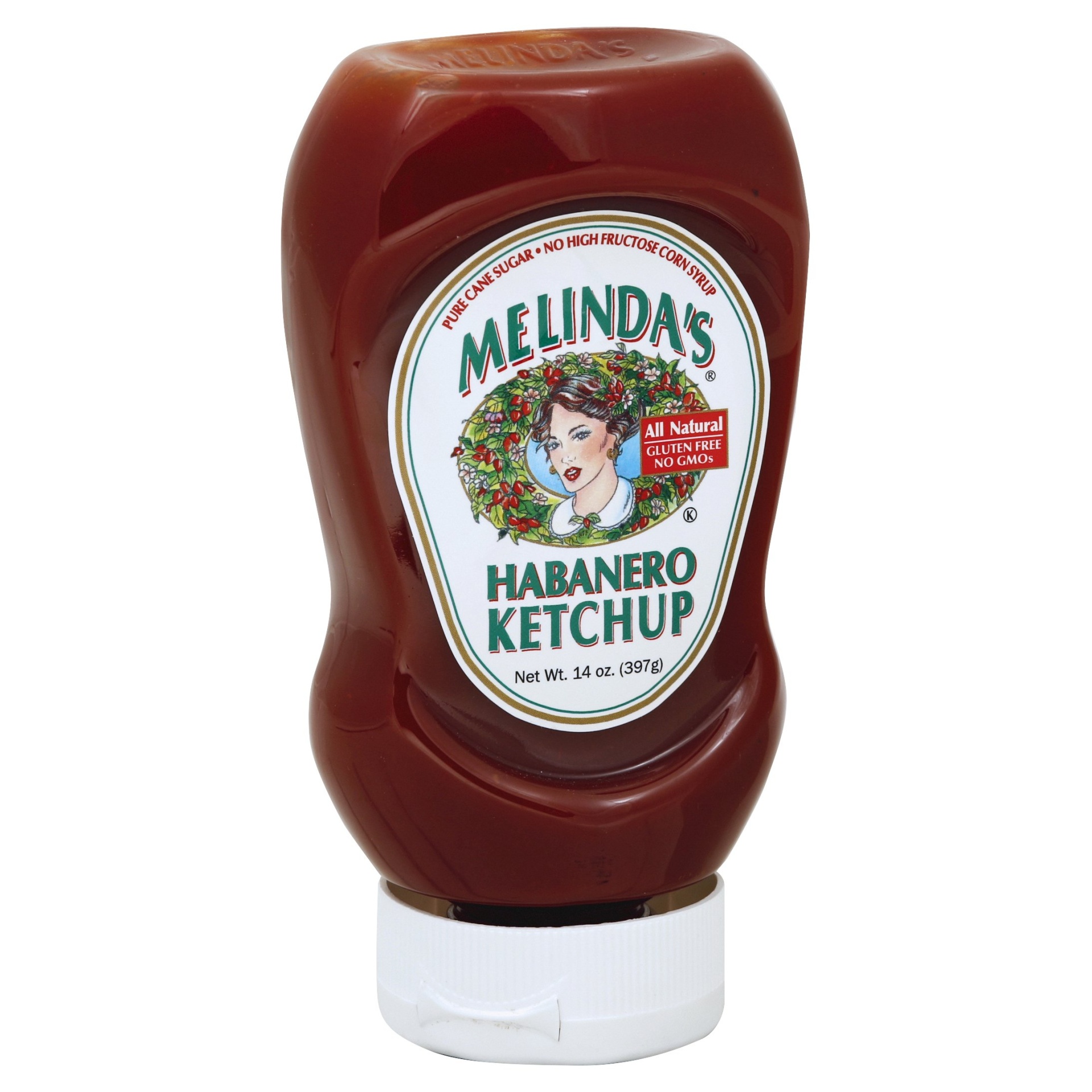 slide 1 of 2, Melinda's Habanero Ketchup, 14 oz