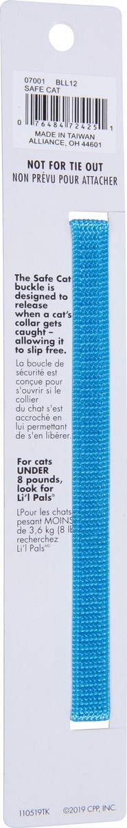 slide 7 of 9, Coastal Safe Cat Breakaway Collar One Size 1 ea, 1 ct