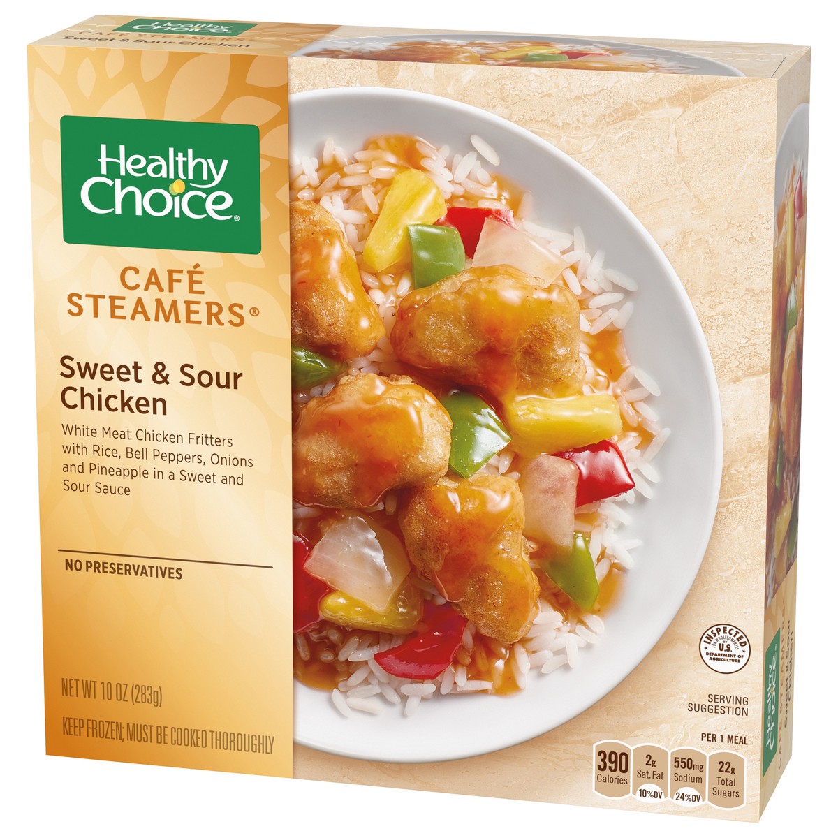 slide 2 of 11, Healthy Choice Cafe Steamers Sweet & Sour Chicken, 