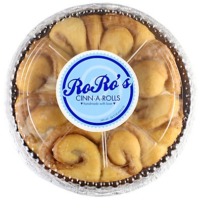 slide 1 of 1, RoRo's Baking Company Cinnamon-A-Rolls, 24.5 oz