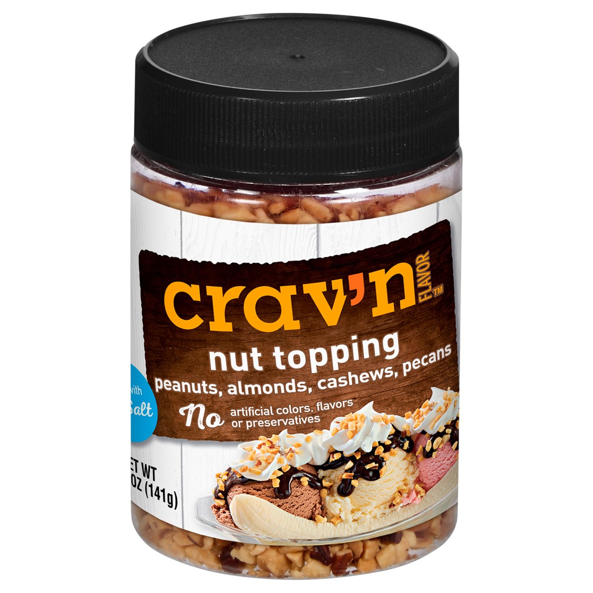 slide 4 of 4, Crav'n Ic Nut Topping, 5 oz