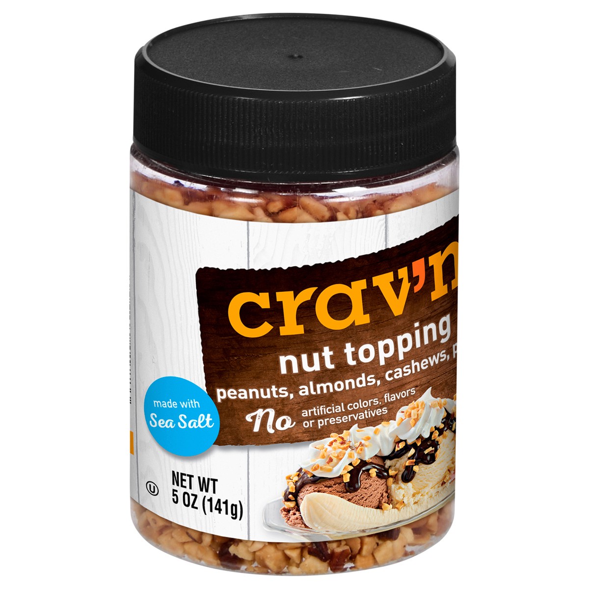 slide 2 of 4, Crav'n Ic Nut Topping, 5 oz