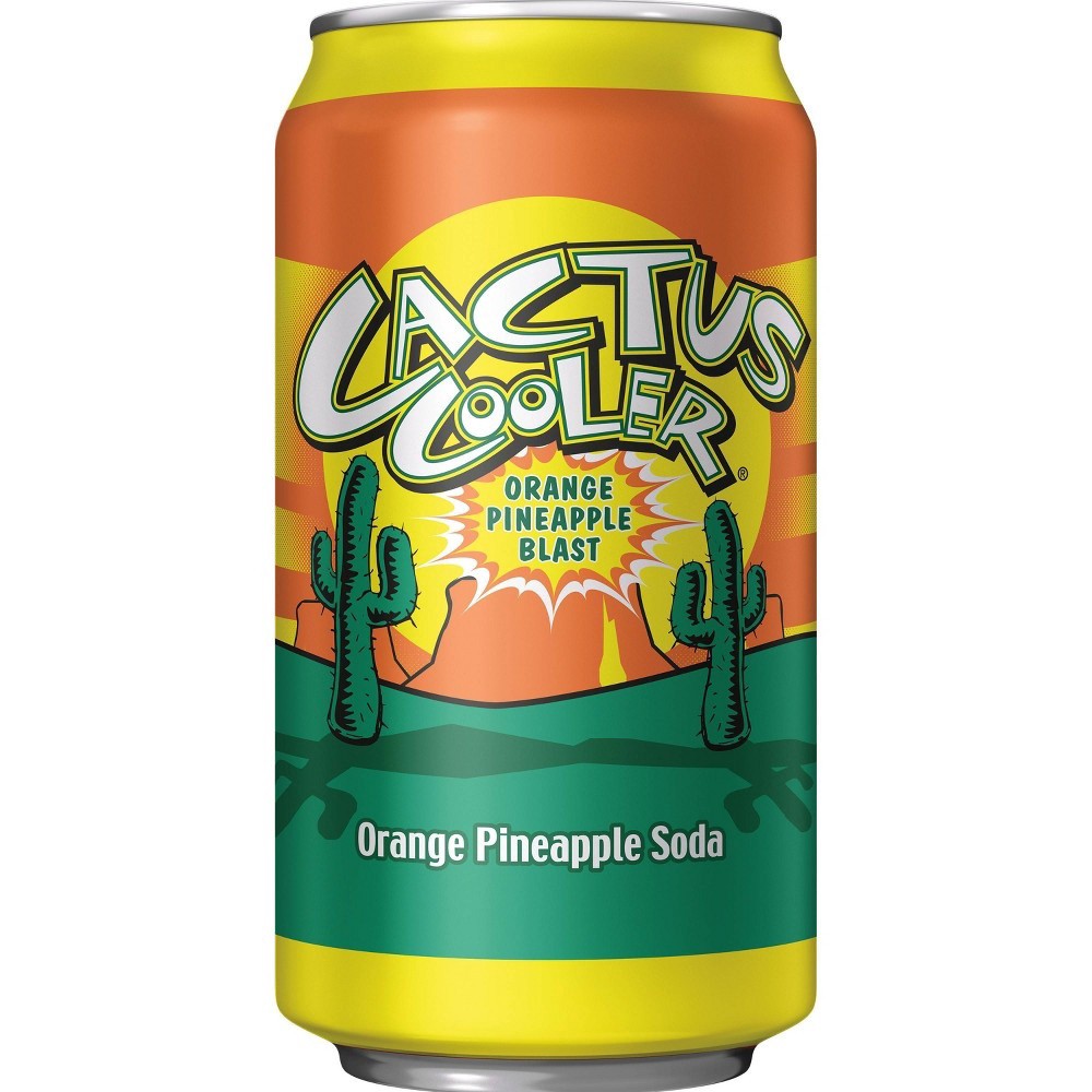 slide 3 of 6, Cactus Cooler Orange Pineapple Soda - 12 ct; 12 fl oz, 12 ct; 12 fl oz