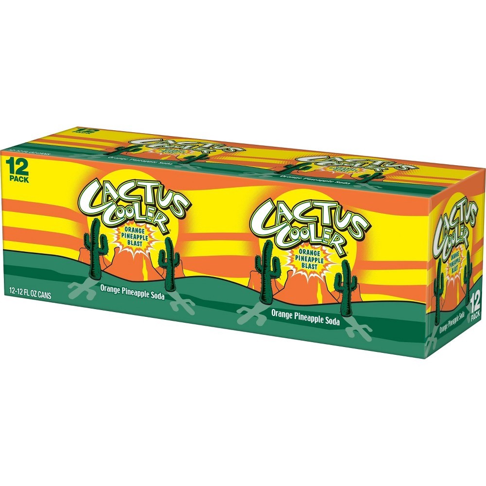 slide 6 of 6, Cactus Cooler Orange Pineapple Soda - 12 ct; 12 fl oz, 12 ct; 12 fl oz