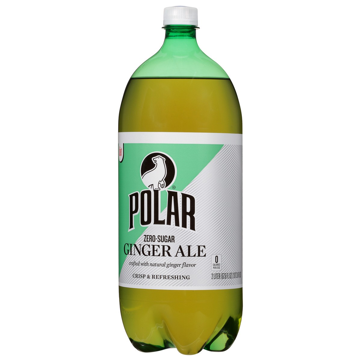 slide 6 of 13, Polar Zero-Sugar Diet Ginger Ale Soda- 2 liter, 2 liter