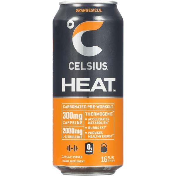 CELSIUS Heat Orangesicle 12 fl oz Shipt
