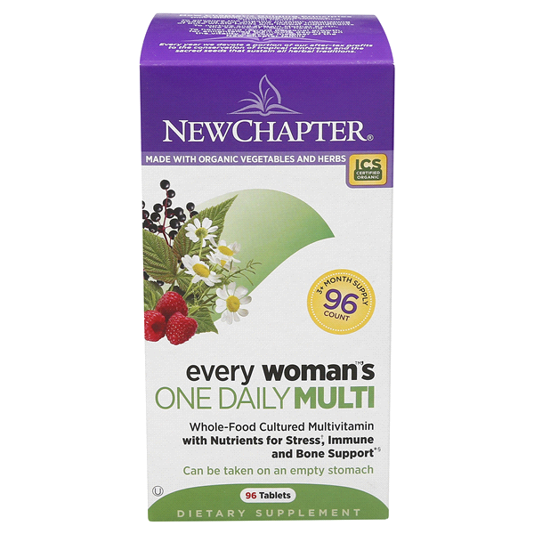 slide 1 of 1, New Chapter Every Woman's One Daily Multivitamin, 96 ct