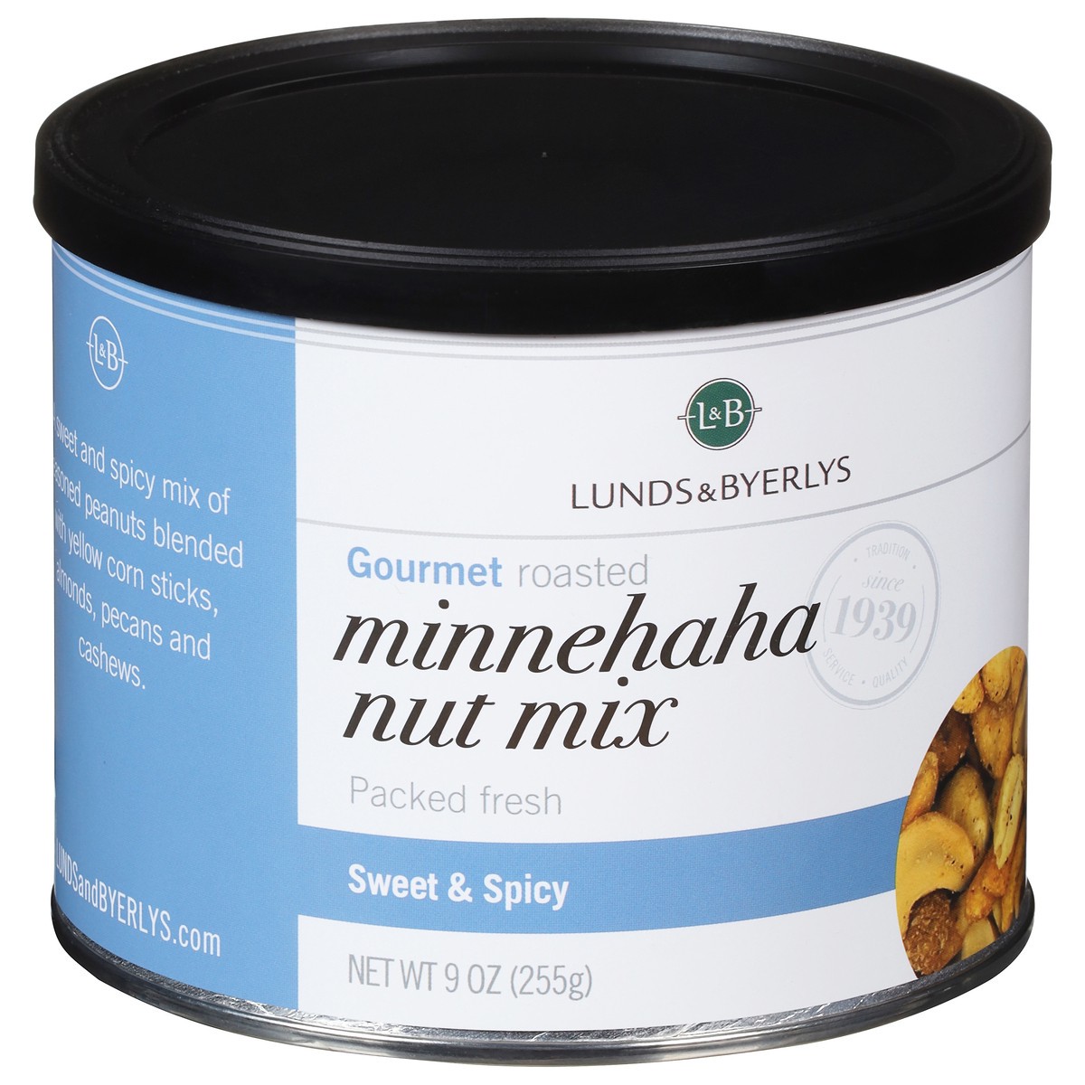 slide 4 of 9, L&B Gourmet Roasted Sweet & Spicy Minnehaha Nut Mix 9 oz, 9 oz