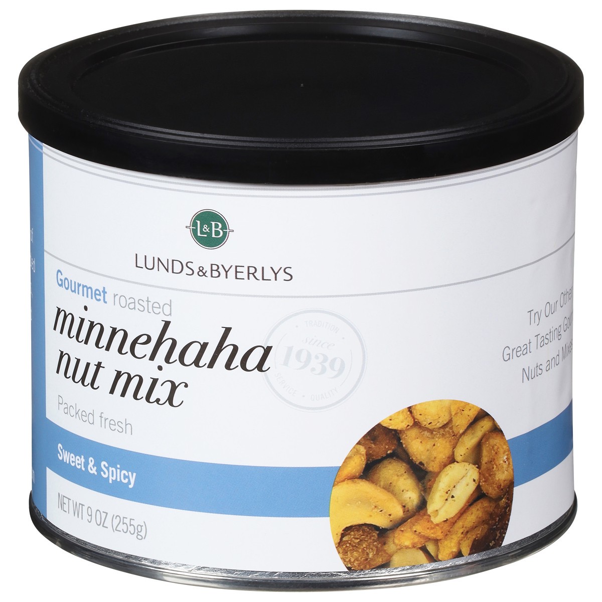 slide 8 of 9, L&B Gourmet Roasted Sweet & Spicy Minnehaha Nut Mix 9 oz, 9 oz