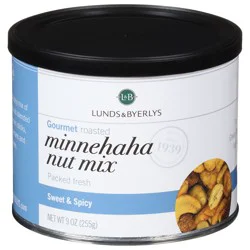 L&B Gourmet Roasted Sweet & Spicy Minnehaha Nut Mix 9 oz