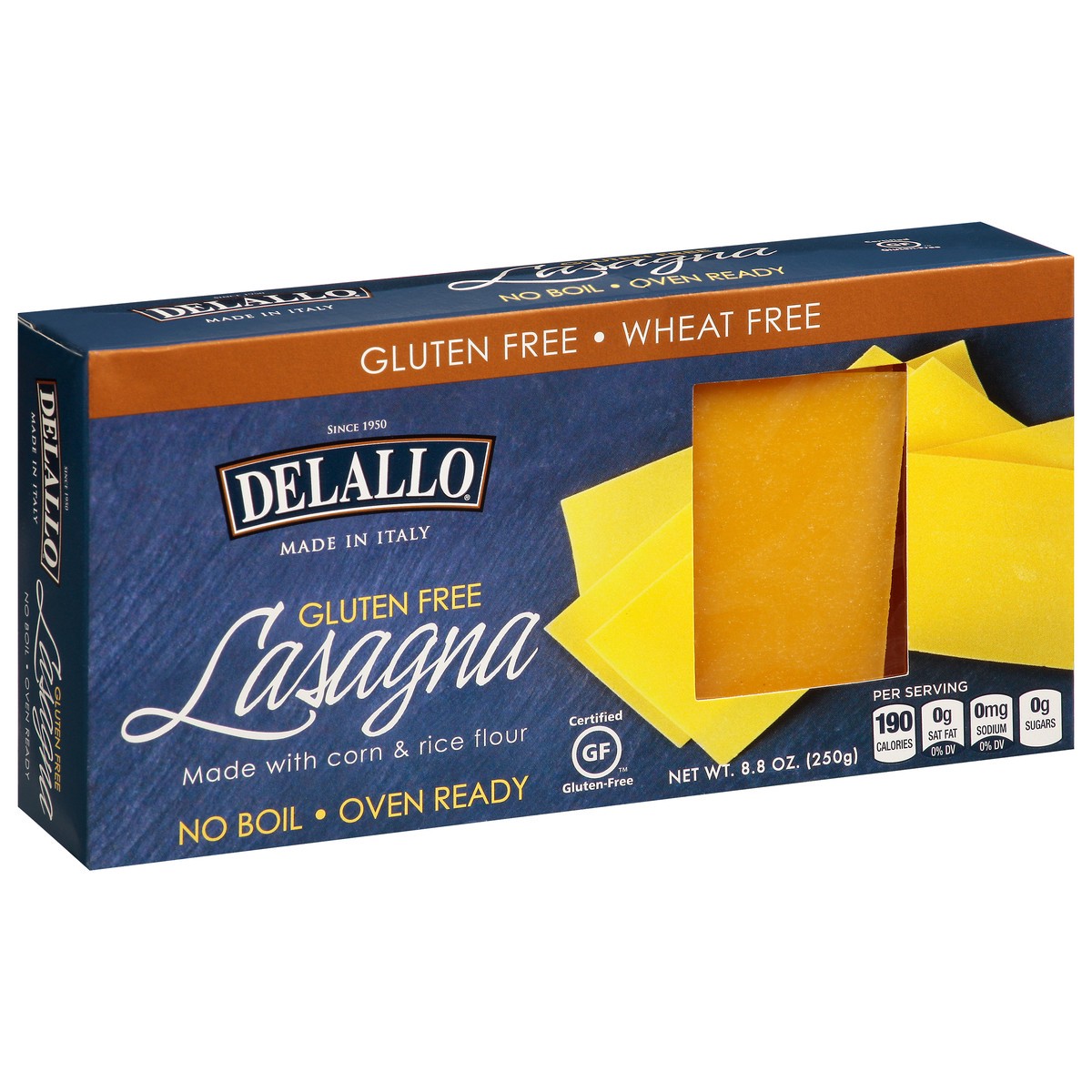 slide 5 of 14, Delallo Pasta Lasagna - 9 oz, 9 oz