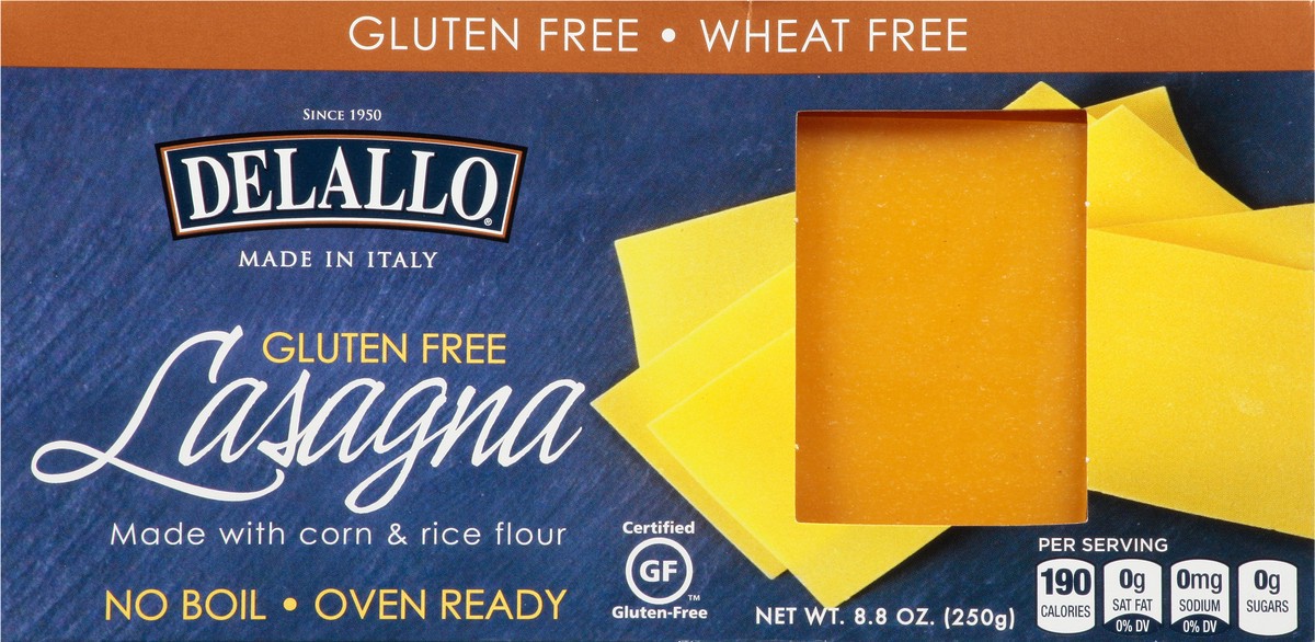 slide 1 of 14, Delallo Pasta Lasagna - 9 oz, 9 oz