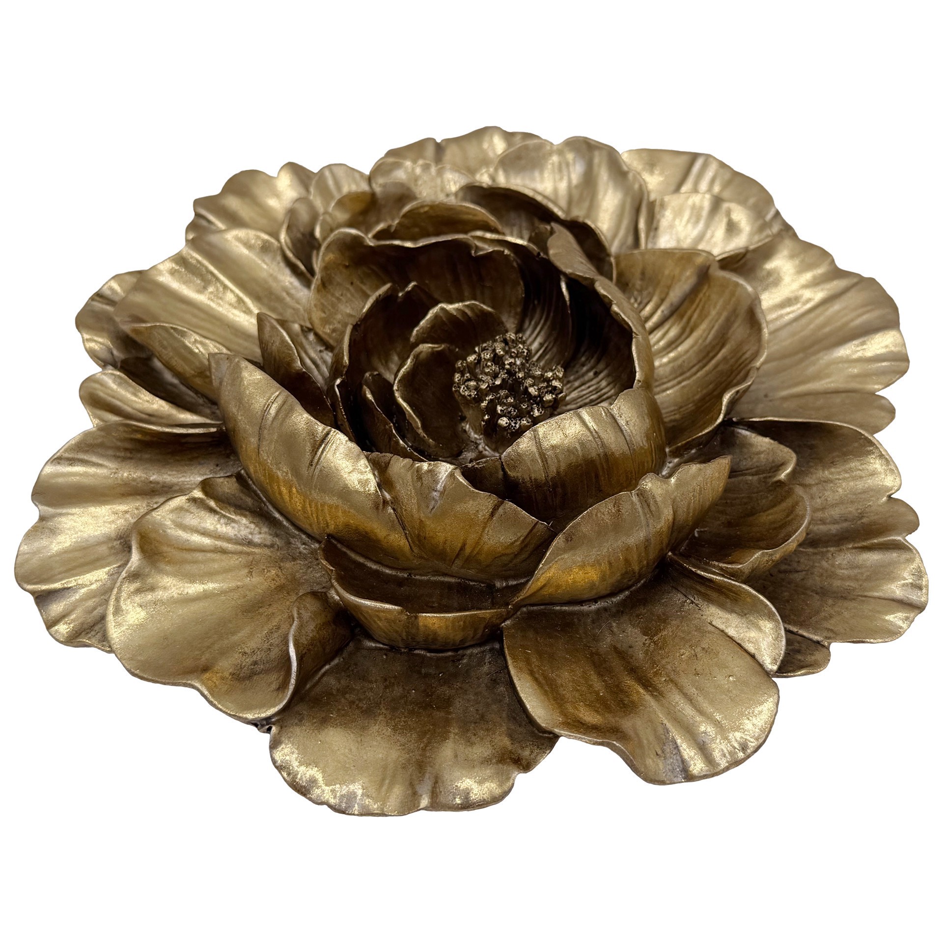 slide 2 of 3, Gold Wall Flower By Ashland, 9.37 in x 9 in x 1.5 in