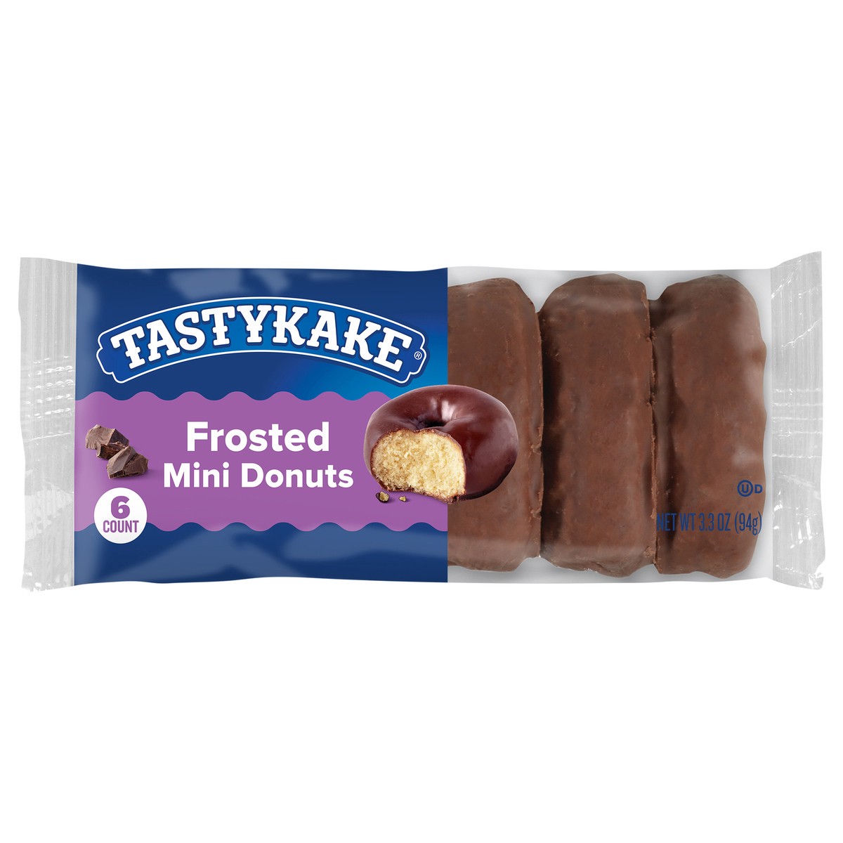 slide 1 of 7, Tastykake Frosted Mini Donuts, 6 Portable Frosted Donuts, 6 ct