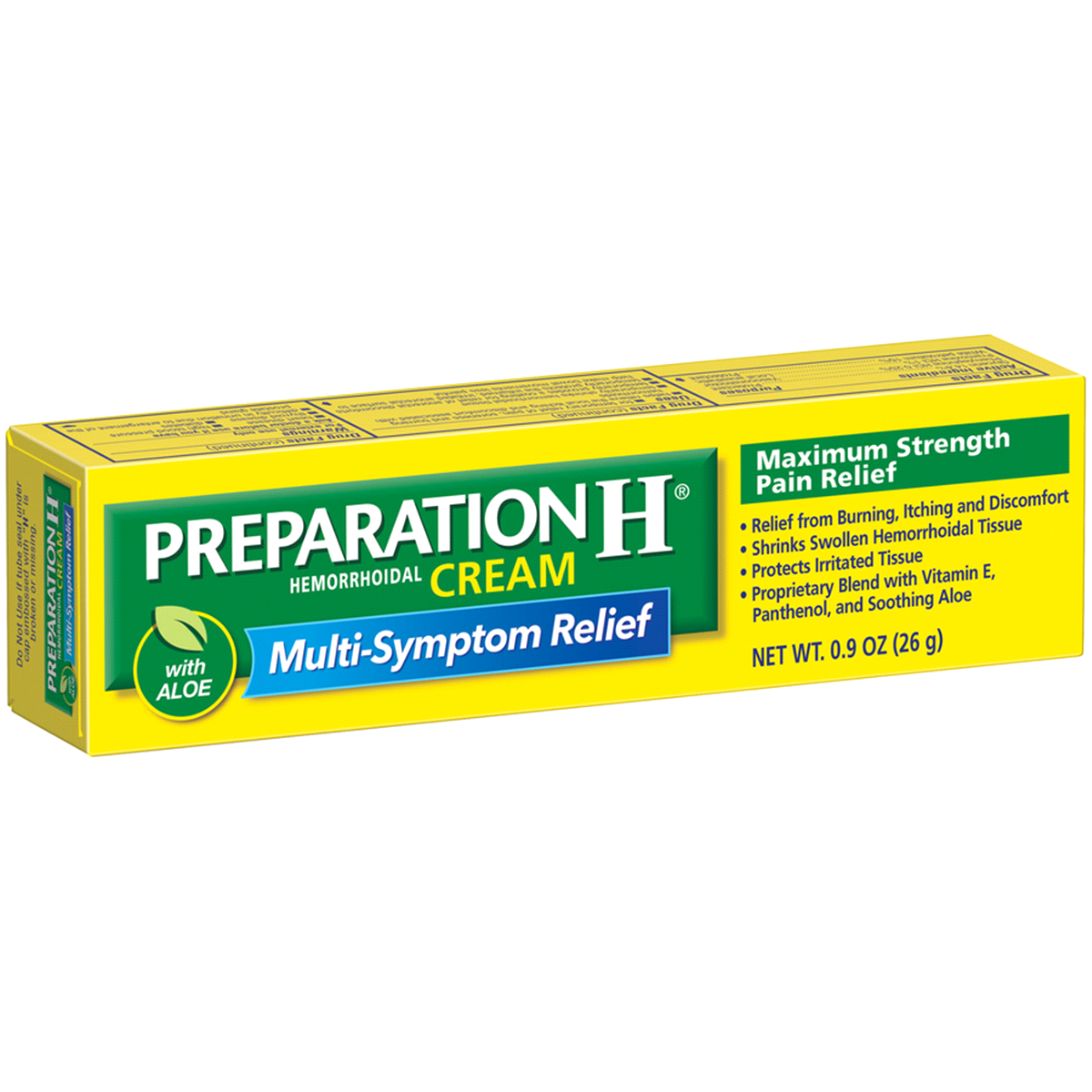 slide 3 of 3, Preparation H Maximum Strength Pain Relief Hemorrhoidal Cream, 0.9 oz