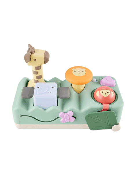 slide 1 of 7, Littleplanet Geometric Wonders Musical Pounding Bench Baby Toy, 1 ct