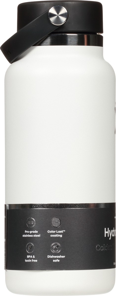 slide 3 of 9, Hydro Flask White Wide Mouth Stainless Steel Water Bottle, 1 ct